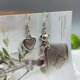 thumbnail image 1 of Pendientes asimétricos de oso y corazón de melocotón Vintage, joyería de tendencia, pendientes de regalo, joyería Punk para mujeres geniales, regalos de amistad para niñas Tan Jianjun unisex, 1 of 2