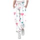 thumbnail image 1 of Pantalones largos para niños y niñas con estampado de cintura elástica y cordón con bolsillo, pantalones largos de cintura alta, pantalones de algodón para niña, 1 of 4