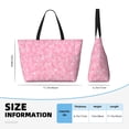 thumbnail image 4 of Fotbe Breast Cancer Awareness Bolsa de Viaje para Playa - Resistente al Agua, Bolsa Tote de Gran Capacidad y Ligera con 7 Bolsillos para Mujeres y Hombres, 4 of 7