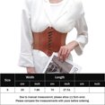 thumbnail image 3 of Mujer Bustiers Corsé Cinturón Y2k Vintage Cintura Entrenador Underbust Cinturones Cummerbunds, 3 of 7
