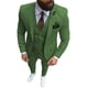 thumbnail image 3 of Nuevo traje rosa de 3 piezas para hombre, traje formal de negocios con solapa con muesca, esmoquin ajustado, chaqueta para padrino de boda (chaqueta + chaleco + pantalones), 3 of 5