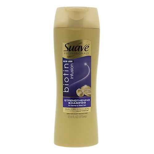 Suave Professionals Strengthening Shampoo, Biotin Infusion, 12.6 Oz