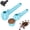 Blue *2 pack, variant on KAQ Coffee Scoop & Funnel for Reusable K Cup Refillable Coffee Pods, Coffee Measuring Spoon 2 Tablespoon Capacity, Scoop with Funnel for Ground Coffee, Protein Powder, Tea (Red, 2 Pack)