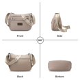 thumbnail image 4 of KXF Womens Nylon Crossbody Bag Large Capacity Multi-layer Bags Shoulder Handbag Messenger Bag Travel Satchel Purse, 4 of 8
