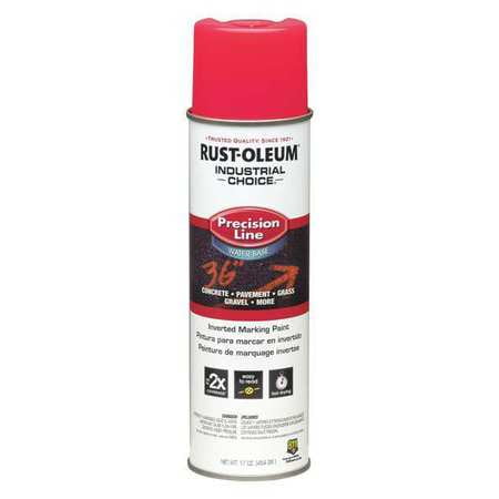 - RUST-OLEUM Line Marking Paint,17 oz.,Fl Pink 1861838