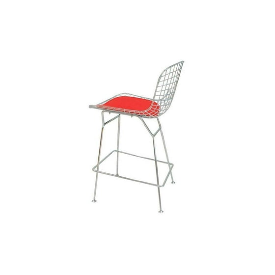 Chrome Wire Counter Stool Com