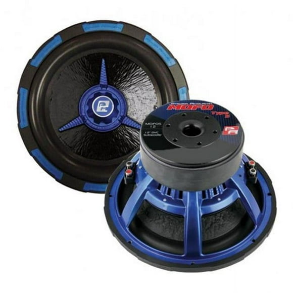 Power Acoustik MOFOS12D4 12 in. 2500W Subwoofer Dual 4 ohm Max