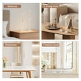 thumbnail image 6 of Threns 3 Pcs Clear Candlestick Holders Acrylic Candle Holder Set Decorative Tall Candlestick Holders for Table Centerpiece Wedding Home Decor, 6 of 10
