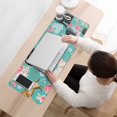 thumbnail image 3 of Long Mouse Pads for Desk,Labrador Dogs with Pioneer Flower Desk Mats on Top Of Desks, Desk Mouse Pad Extra Large with 3mm Non-Slip Base and Stitched Edge for Gaming,Office,Work,Home 31.5"x11.8", 3 of 6