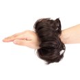 thumbnail image 3 of Messy Hair Bun Hair Scrunchies Extension Wavy Curly Wedding Donut Hair Extensions Hairpiece Wig, 3 of 5