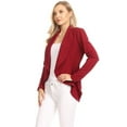 thumbnail image 2 of Women's Casual Long Sleeve Solid Open Blazer Jacket, 2 of 4