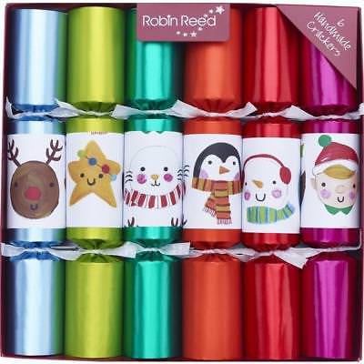 Christmas Cracker Wedding Favours Robin Reed English Holiday Christmas Crackers, Pack of 6 - Finger Puppets ()