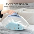 thumbnail image 4 of JSTEL Cute Lady Bug Cartoon Satin Pillowcase King Size Pillow Cases Envelope Closure Bed Pillow Cover, 20 x 40 inch, 4 of 9
