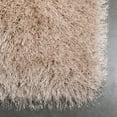 thumbnail image 6 of Well Woven Chie Beige Kuki Collection Ultra Shag Area Rug 5x7 (5'3" x 7'3"), 6 of 9