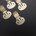 thumbnail image 2 of 26PCS Shoe Clips Large Flat Blank Golden Iron Metal Clips Shoe Supplies for DIY Craft Project, 2 of 3