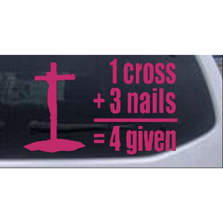 Three Nail Cross Decal , Three Nail Cross , Decal , Stickers