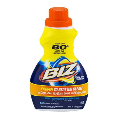 Biz Stain & Odor Eliminator Liquid, 50 fl oz