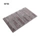 thumbnail image 4 of Matsuzay Alfombra de baño de poliéster antideslizante, tejida a máquina, con respaldo impermeable y chenilla, antideslizante. Juegos de accesorios de baño Gris claro 50*80 cm, 4 of 5
