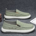 thumbnail image 2 of Men's S𝗅ip On Sneakers Lightweight Casual L𝗈afers Shoes Comfort Flat Shoes Wear-Res𝗂st𝖺𝗇𝗍 Non-S𝗅ip Sport Shoes Fashion Breathable Athlet𝗂c Shoes for Driving Work Dress Walking, 2 of 4