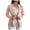 Pink, variant on Women's Suit Jacket Business Blazers Versatile Lapel Long Sleeve Fit Medium Long Button Blazer