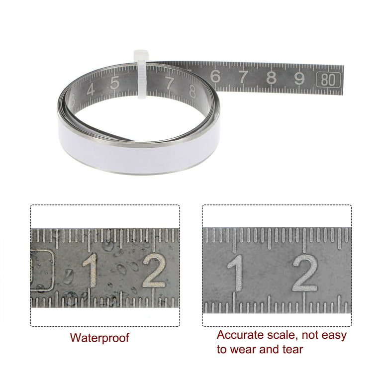 Unique Bargains 2 Pcs 0.47 Width Pink Soft Plastic Flexible Measure Tape  Rulers for Tailor