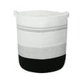 thumbnail image 1 of Canasta de Ropa Hamper Alta Canasta de Ropa Tejida para Dormitorio, Guardería de Bebés, Canasta de Ropa para Niños Negra-56L, 1 of 7