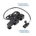 thumbnail image 3 of Motor Capó Pestillo para Audi A4 / para Audi S4 Paquete 1 Negro, 3 of 6
