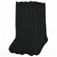 thumbnail image 2 of 12 Pairs Knee High Womens Socks Uniform School Soccer Girl Black Size 6-8 LG Lot, 2 of 4