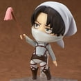 thumbnail image 5 of Attack On Titan Levi·Ackerman Clean Ver PVC Anime Cartoon Game Character Nendoroid Interchangeable Face Movable Figure, 5 of 6