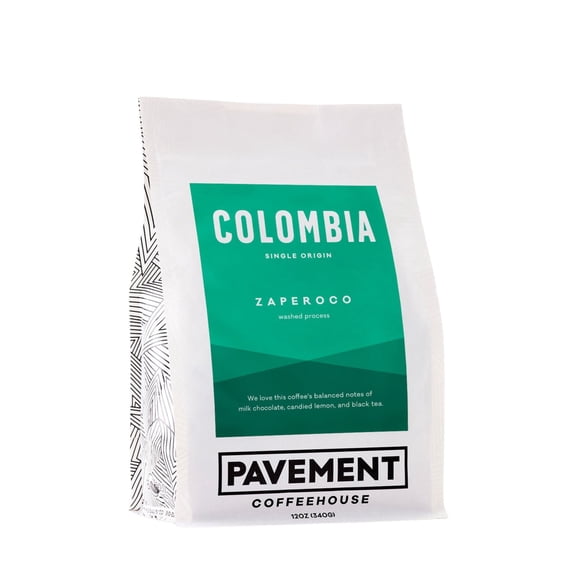 Zaperoco - Nariño, Colombia - Roasted by Pavement Coffeehouse - Whole Bean Coffee - 12oz Bag