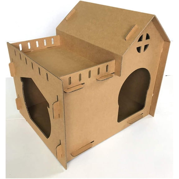 Cardboard Cat House (Cozy)