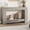 grey, variant on Anoncndin Farmhouse 2-Tier Console Table for Entryway or Living Room – Long Wooden Sofa Table with Open Storage Shelf – Accent Hallway Table – Antique White, 1.2 Meters