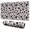 White Cow Black, variant on Long Mouse Pads for Desk,White Cow Milk Strawberry Pattern Desk Mats on Top Of Desks, Desk Mouse Pad Extra Large with 3mm Non-Slip Base and Stitched Edge for Gaming,Office,Work,Home 31.5"x11.8"