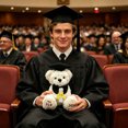 thumbnail image 7 of Cevemin 2026 Graduation Plush Bear With Doctor Cap Scroll Cute Souvenir Gift For Graduate, 7 of 7