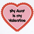 thumbnail image 2 of CafePress - My Aunt Is My Valentine Baby Creeper - Baby Light Bodysuit, Size Newborn - 24 Months, 2 of 4