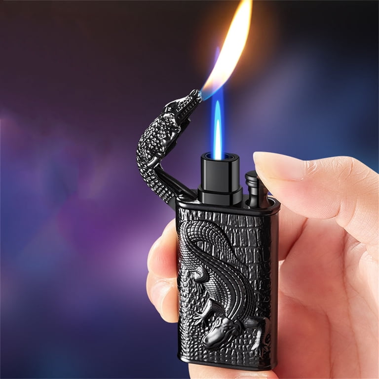 fancy cigarette lighters near me Advanced Butane Lighters, Exquisite Gift Lighters, Cool and Elegant Men's  Lighters, Handsome Gifts for Mature Men (1PC)