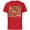 Red, variant on Marvel 85th Anniversary We Are Groot Super Hero Impressions - Short Sleeve Cotton T-Shirt for Adults - Customized-Natural