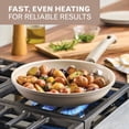 thumbnail image 4 of Farberware TrueCook 10in Ceramic Frying Pan, Dishwasher and Oven Safe, Taupe, 4 of 15