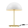 thumbnail image 5 of Ideal Metal Table Lamp, White Satin Brass, 5 of 7
