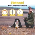 thumbnail image 3 of Cable de amarre para perros Petbobi y estaca de 41 m, resistente, 3 of 6