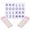 Purple, variant on KYJiuLiu Solo Mahjong Practice Board with 320 Line Finder Strips, 24-Slot 3D-Printed PLA American Mahjong Training Tray,Pink