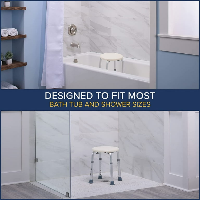 IMMERE 7 Levels Adjustable Shower Stool Bath Chair Suitable for
