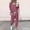 Purple, variant on Black*Friday Chaoheng 2 Piece Sets for Women Casual Active Women's Color Block Striped Tracksuit,Drawstring Hoodie & Joggers 2-Piece Set