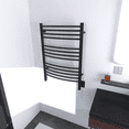 thumbnail image 2 of Amba Jeeves CCMB Towel Warmer with 13 Curved Bars, Matte Black Finish, 2 of 2