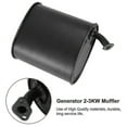 thumbnail image 5 of Gasoline Generator Universal Black Iron 2-3kw Exhaust Muffler For 5.5hp 6.5hp 3500w 4000w Accessori, 5 of 5