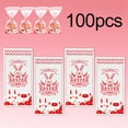 thumbnail image 5 of FEOLGEHLY 100 Pcs Easter Bunny Egg Transparent Candy Bags, Clear OPP Plastic Snack Packaging Bags with Twist Ties, Printable Favor Bags for Birthday Party Favors, Holiday Gift Wrapping, 5 of 8
