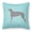 Blue, variant on Carolines Treasures BB3696PW1818 Scottish Deerhound Checkerboard Blue Fabric Decorative Pillow