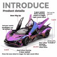 thumbnail image 3 of 1:24 Apollo Project EVO Electroplated Sports Car Alloy Model Diecast Metal Sound And Light Pull Back Children's Toy Car Holiday, 3 of 6