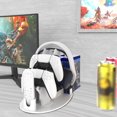 thumbnail image 4 of Controller Stand with Headphone Hanger Remote Control Game Discs Storage Rack Mount Holder for PS5/PS4/XBOX/Switch, 4 of 6