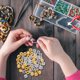 thumbnail image 2 of GOOHOCHY Kit de 50 cuentas para trenzas: cuentas de rastas con agujeros grandes para hacer joyas, pulseras, collares y manualidades., 2 of 7